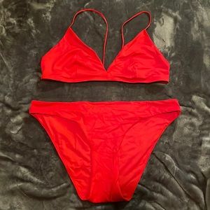 Red bikini